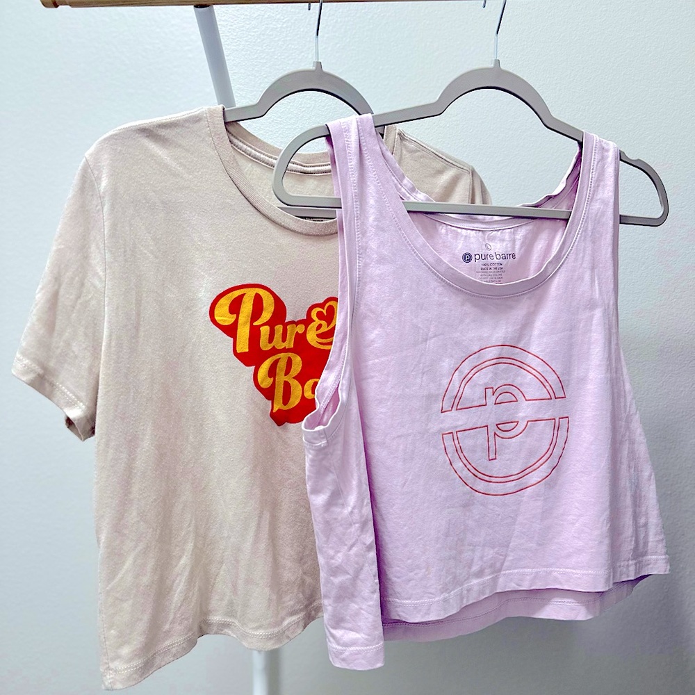 PURE BARRE brand tank and top